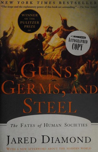 Cover of Guns, Germs, and Steel by Jared Diamond