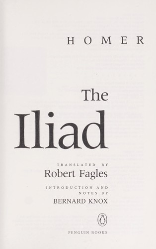 Cover of The Iliad by Homer