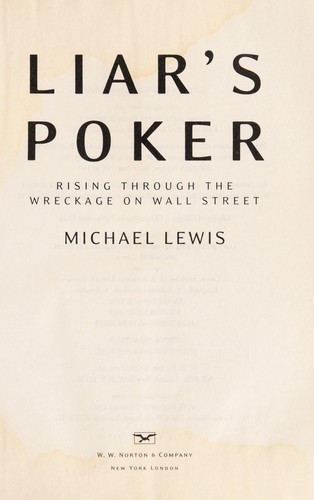 Cover of Liar's Poker by Michael Lewis