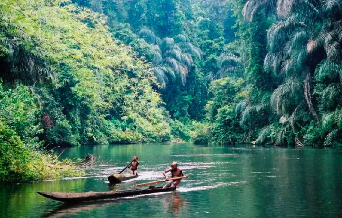 Vibrant river in CAR