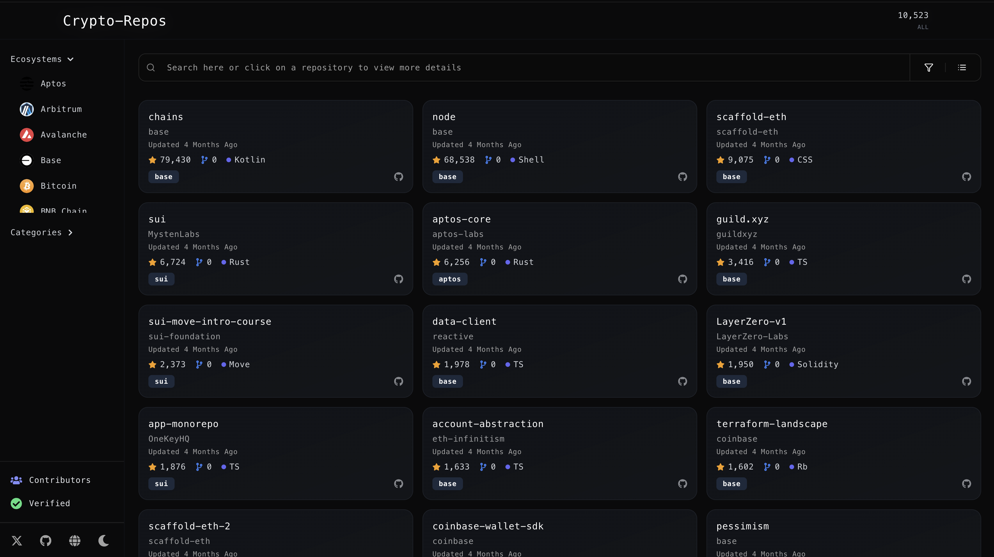 Search Interface